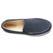 Load image into Gallery viewer, Blue With White Sole Samuel Hubbard Men&#39;s Blue Skies Nubuck Casual Slip On Top View
