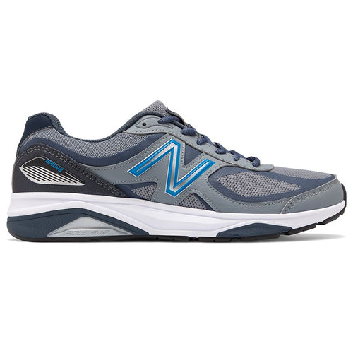 Marble Grey With Blue And White New Balance Men's M1540MB3 Suede And Mesh Sneaker