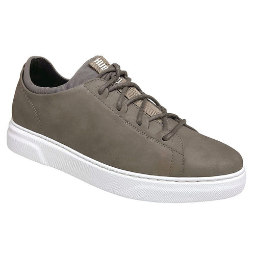 Aircraft Grey With White Sole Samuel Hubbard Men's Flight Low Leather Casual Sneaker
