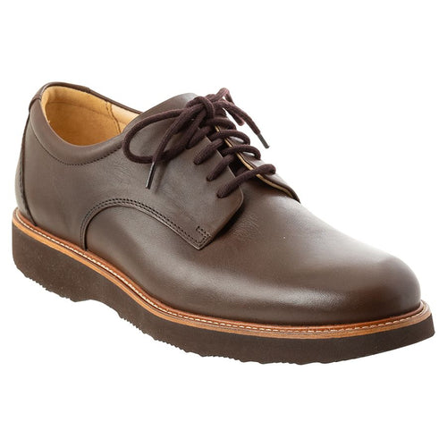 Brown Samuel Hubbard Men's Founder Leather Casual Oxford Profile View