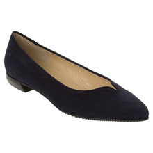 Load image into Gallery viewer, Black Brunate Women&#39;s Caro Suede Dressy Ballet Flat Profile View
