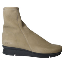 Load image into Gallery viewer, Grigio Beige With Black Sole Arche Women&#39;s Padaro Mid Calf Waterproof Nubuck Boot Side View
