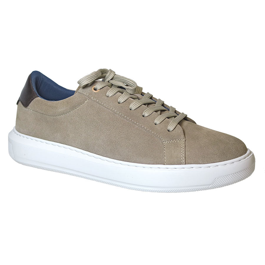 Khaki Brown With White Sole GBrown Men's Puff 526 Suede Casual Sneaker