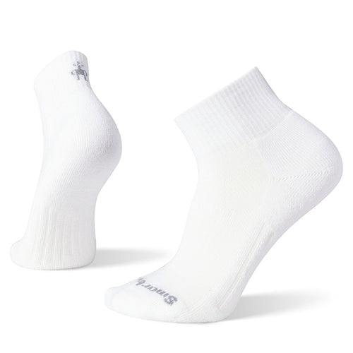 White Smartwool Men's Walk Light Cushion Ankle Wool Blend Socks