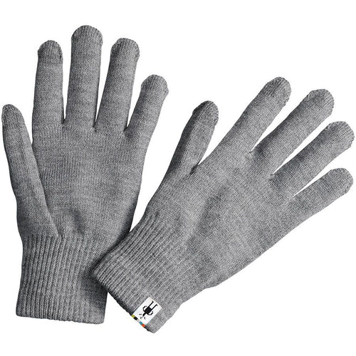 Grey Smartwool Unisex Liner Glove Merino Wool