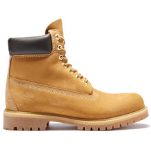 Load image into Gallery viewer, Wheat Beige Yellow Timberland Men&#39;s Icon 6&quot; Premium Waterproof Nubuck Combat Boot Side View
