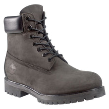 Load image into Gallery viewer, Black Timberland Men&#39;s Icon 6&quot; Premium Waterproof Nubuck Combat Boot Profile View
