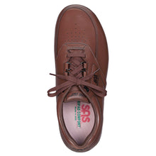 Load image into Gallery viewer, Walnut Tan With Dark Grey Sole SAS Men&#39;s Time Out Leather Casual Sneaker Top View
